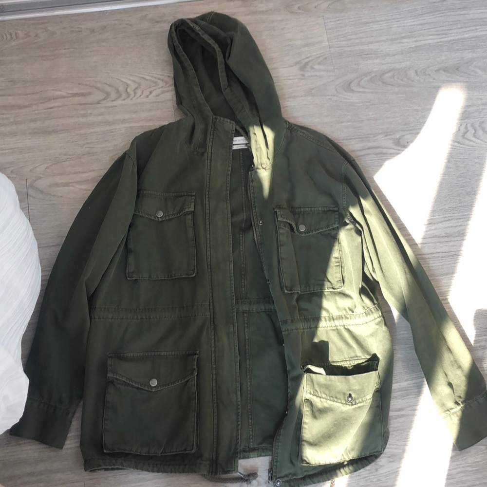 Urban outfitters army green utility jacket